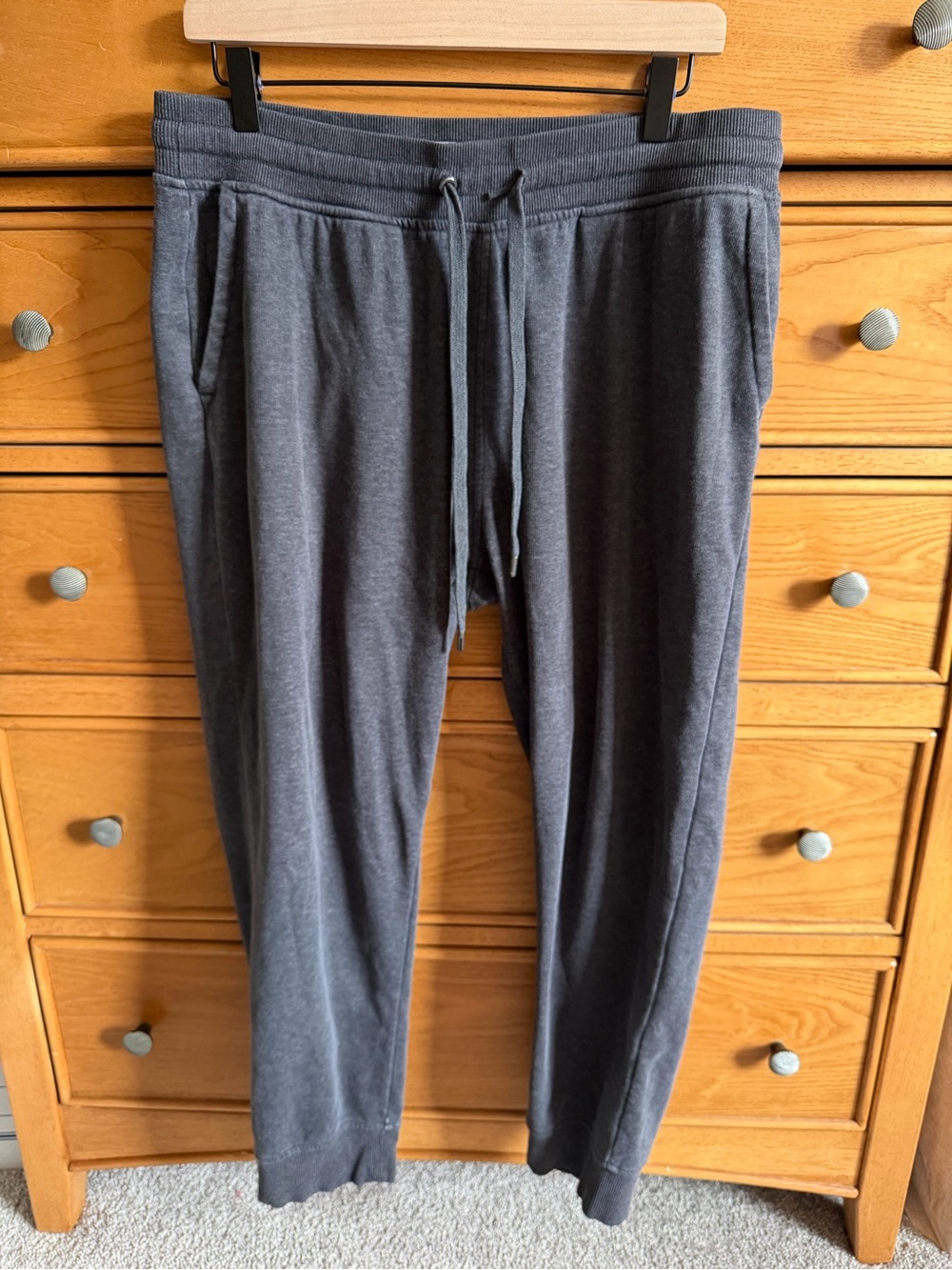 Orvis Jogger Sweatpants Mens Size Large Gray Athleisure Casual Activewear